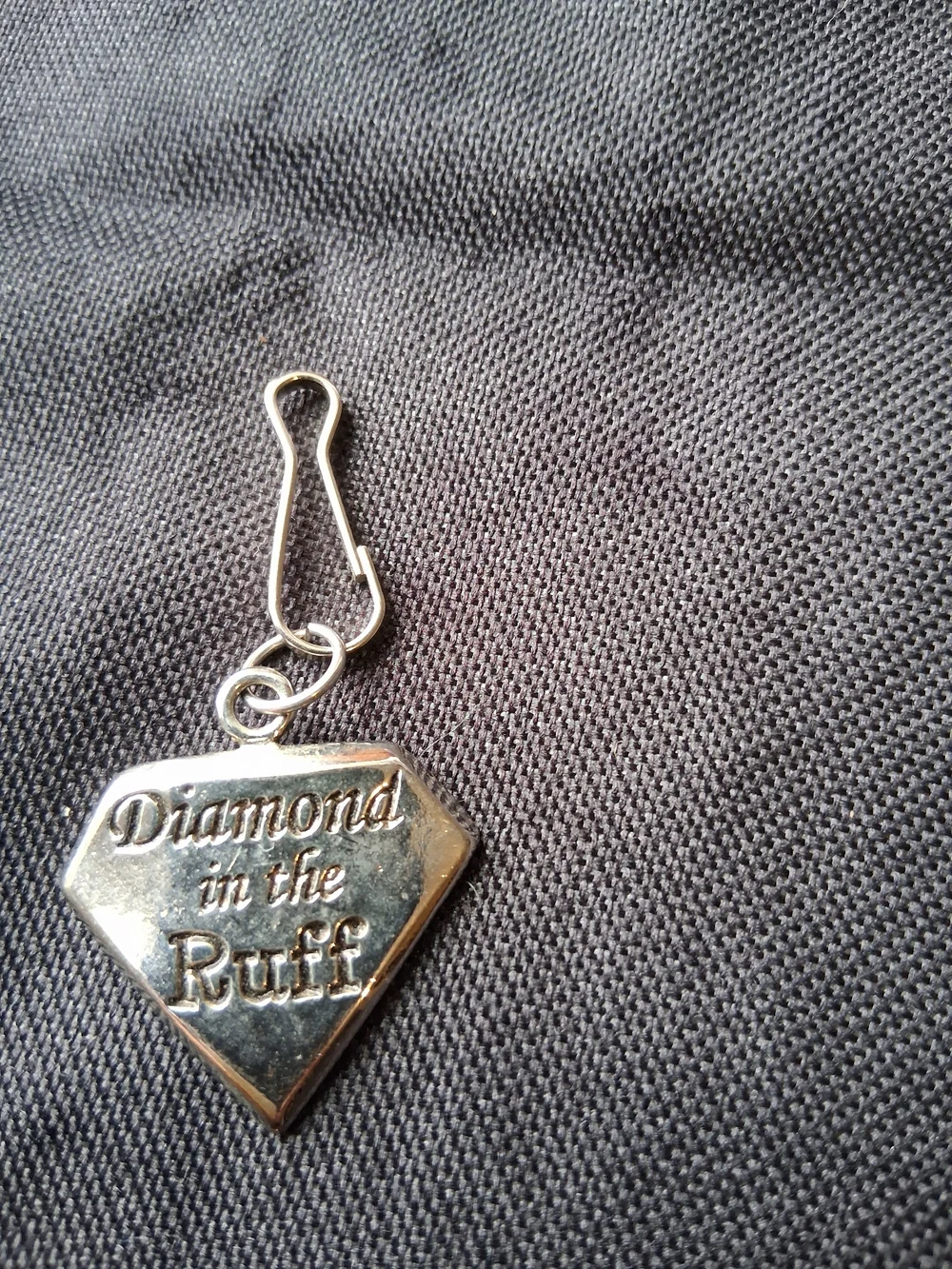 Silver Pet Collar Charms - Paw & Peace Design Set